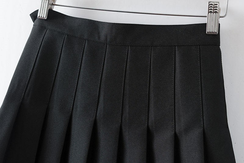 Simple Japan School Uniform Pleated Skirt (6 colours) – Peachiie Shop
