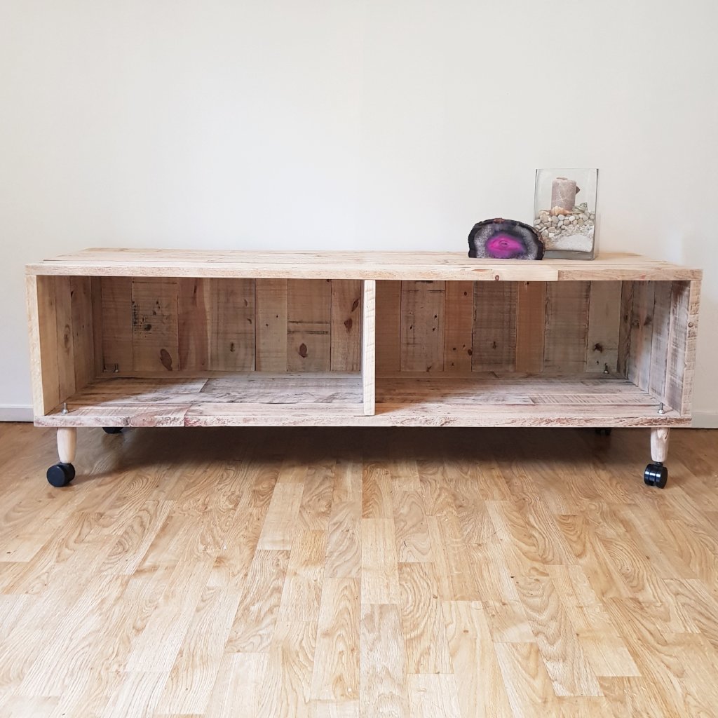 Reclaimed Recycled Timber Tv Unit Wholesome Habitat