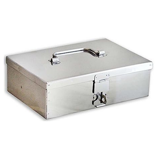 ToolUSA Transparent Storage Box System | 12 x 8 x 7-1/2 (30.5 cm x 20.3  cm x 19.1 cm) Outer Box | Includes 4 Stackable Boxes | Padlock-Ready 