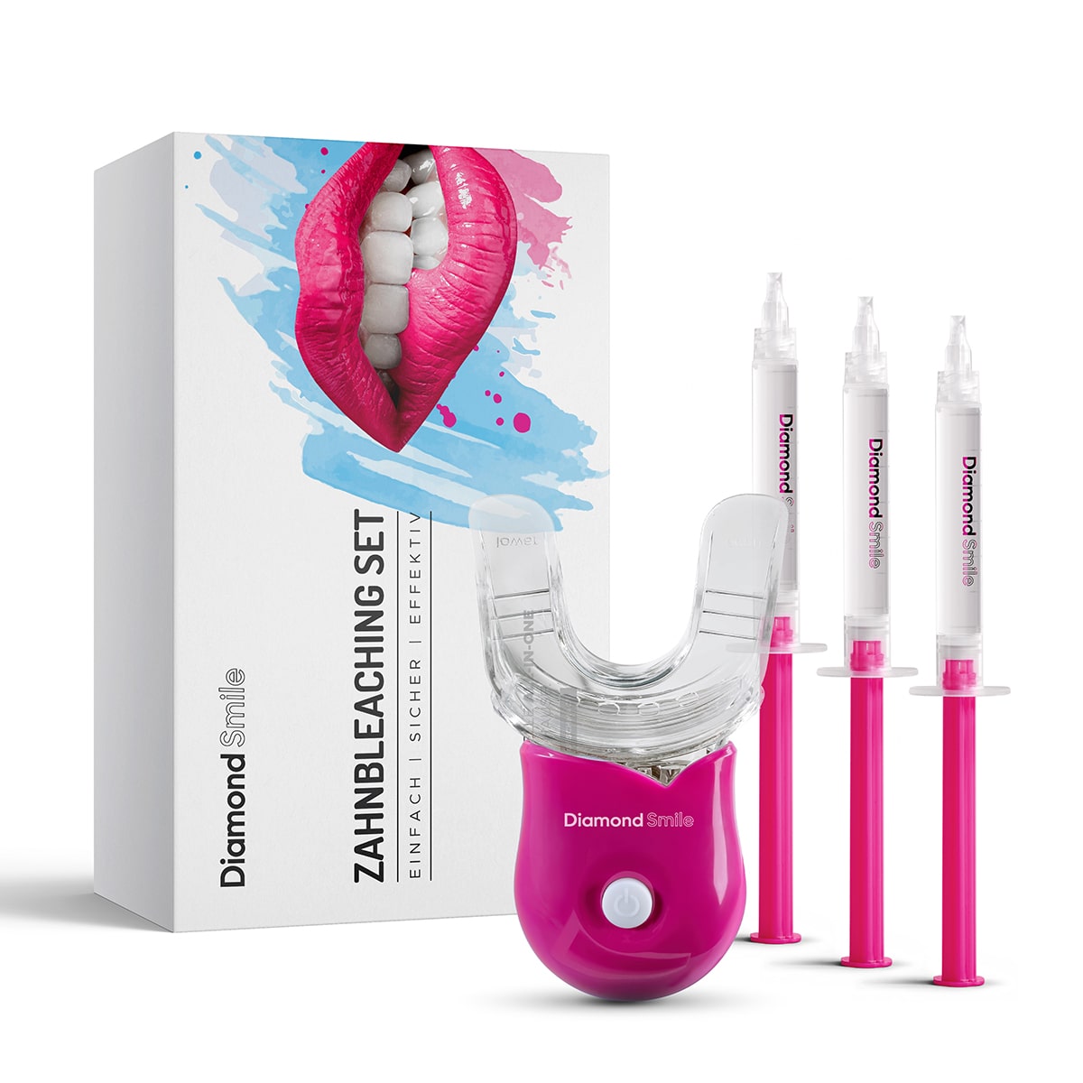 Pro ist günstig Kaufen-Premium Zahnbleaching Set. Premium Zahnbleaching Set <![CDATA[Das DiamondSmile® Bleaching Set ist ein professionelles All-in-One Zahnbleaching, dass von Zahnärzten und Ingenieuren entwickelt wurde. Das System beinhaltet das weltweit fortschrittlichste Z