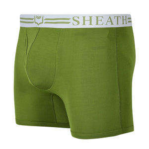 Sheath V Men's Underwear with Dual Pouch Sports Performance 8 Boxer Briefs
