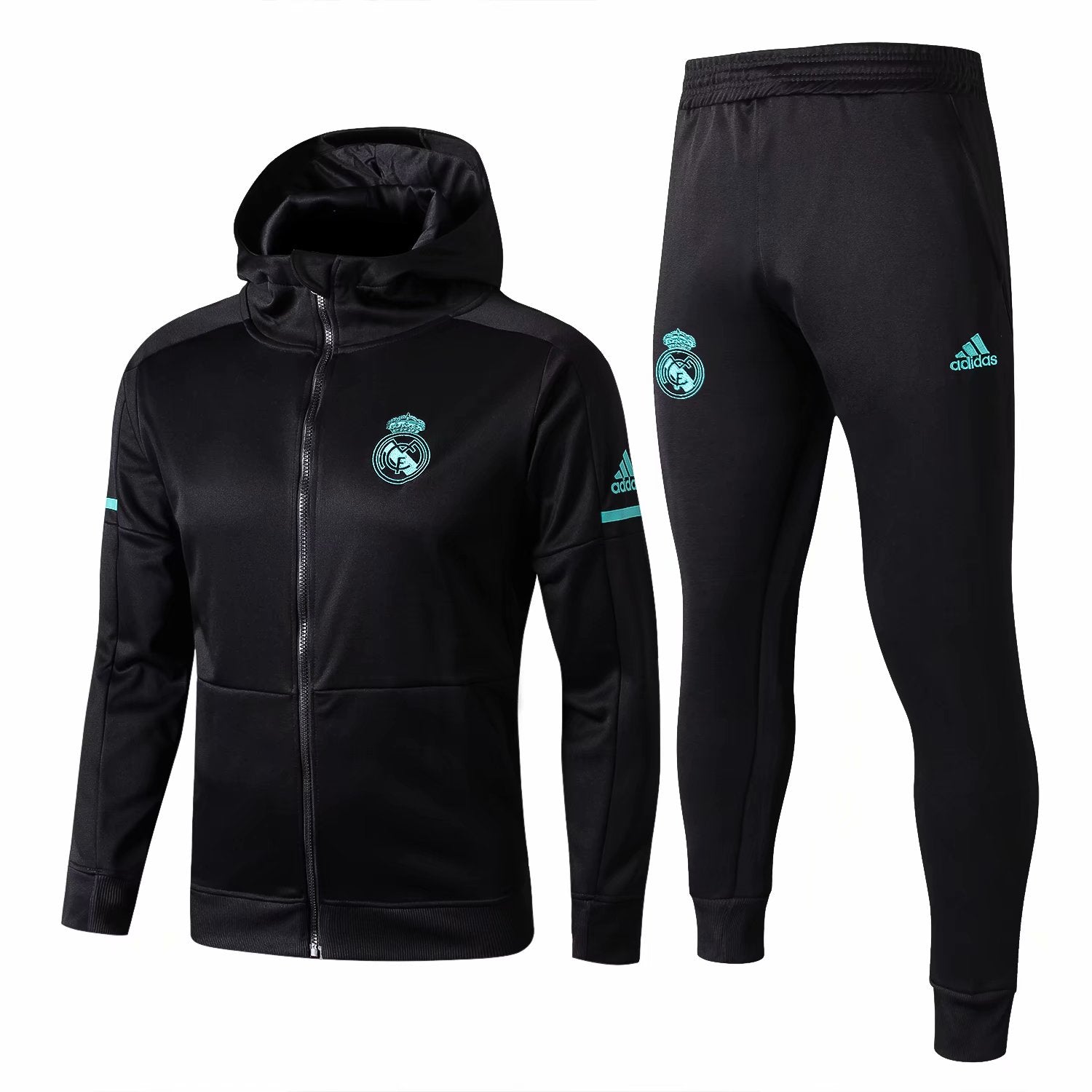 real madrid black training top