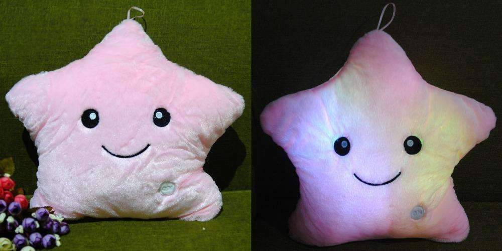 glow in the dark star pillow