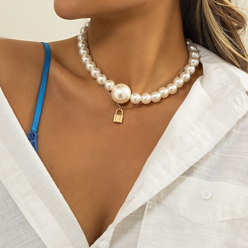 Palm Pearl Necklace - Isola Clothing