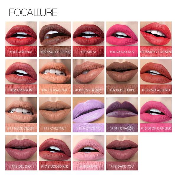 Lip Crayon Set - Get 50% OFF On Focallure Velvet Matte Lip Crayon – Fredefy