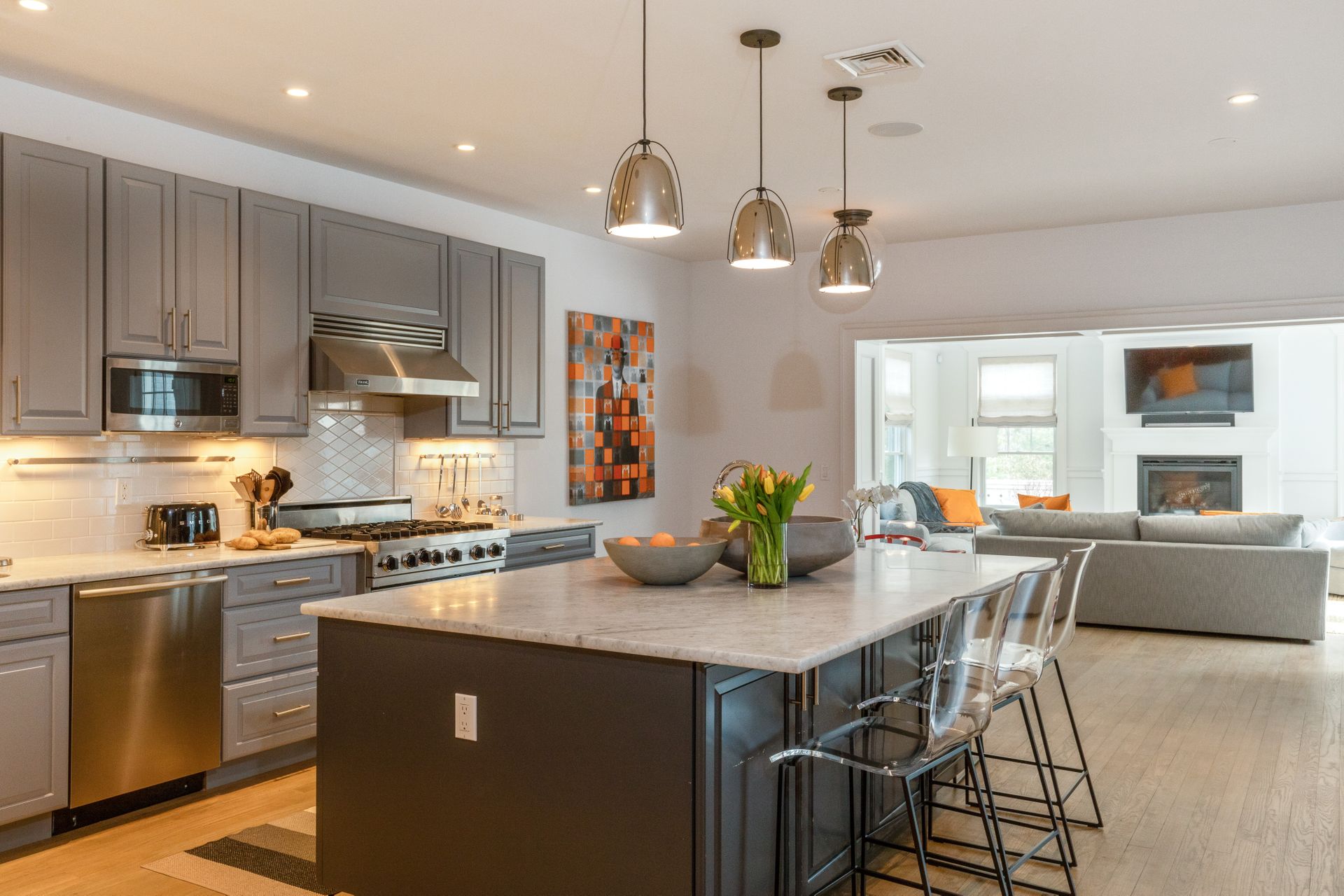 Douglass Elliman Noelles Lane, East Hampton | Interior Design/Staging by Lynda Sylvester