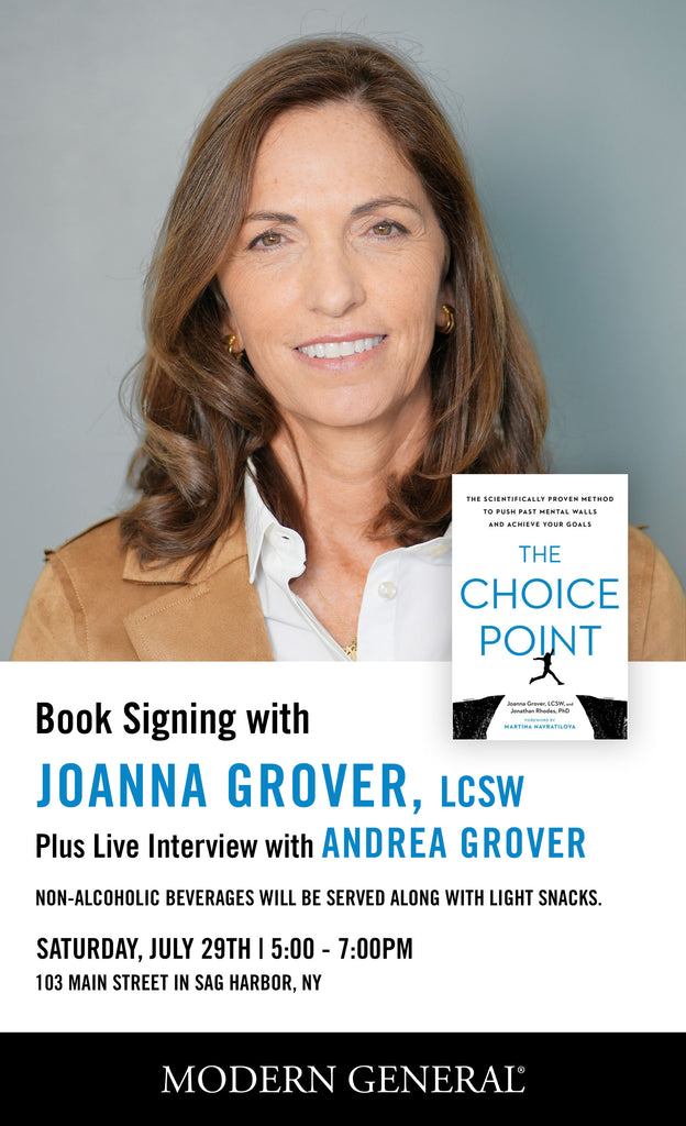 Joanna Grover, LCSW Book Signing Invite