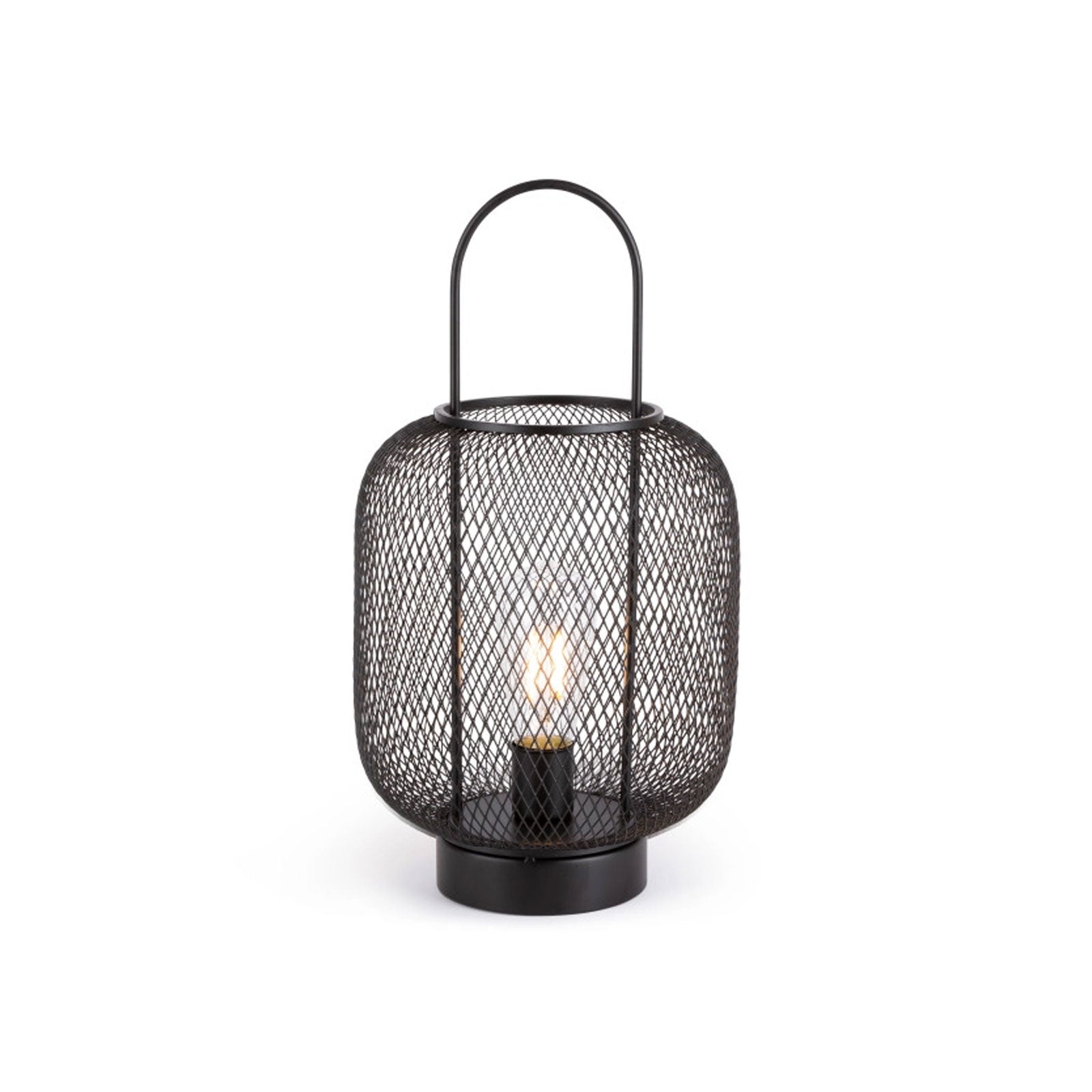 Black Wire LED Lantern