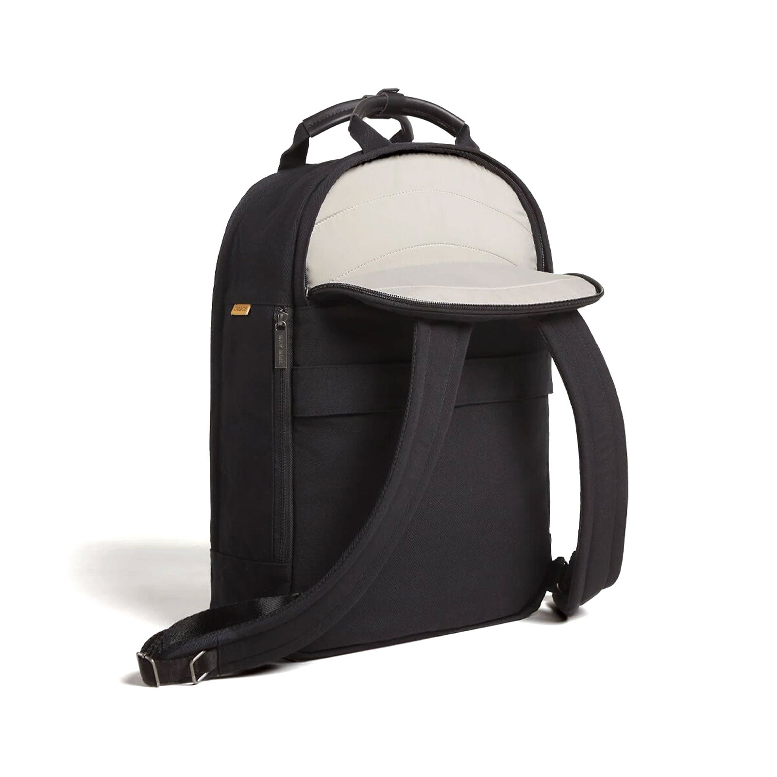 Waxed Canvas Backpack, Black