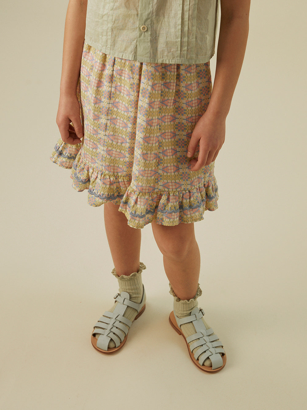 apolina, ss24, spring, summer, embroidered, embroidery, child, children, kids, girls, floral, smocking, dress, pinafore, Stevie, Wendy, dora