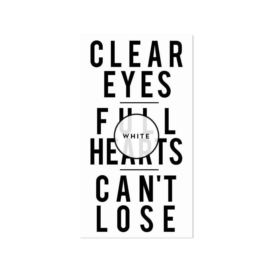 Clear Eyes Full Hearts Can T Lose Foundry