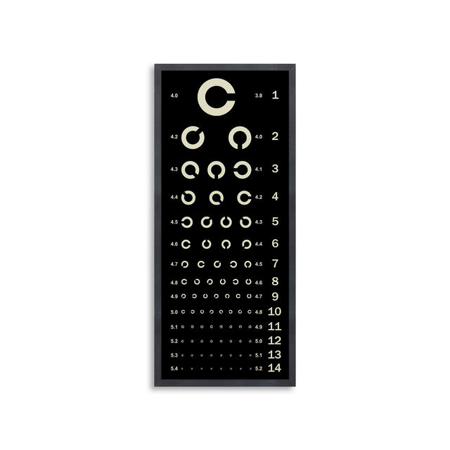 Herman Snellen Tumbling C's Eye Chart – Foundry