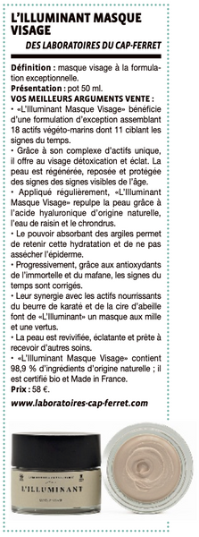 Article Illuminant Masque Visage