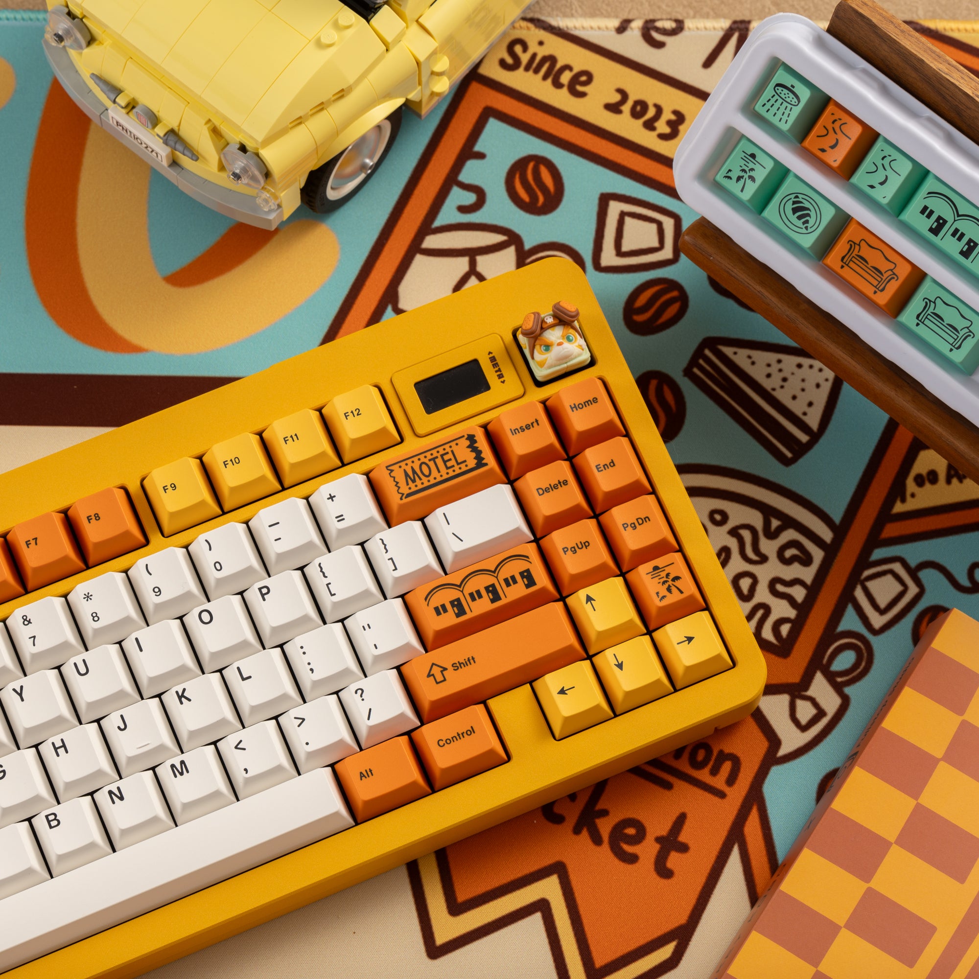 [GB] Fullstop studio x Key Kobo Motel theme Keycaps ABS Doubleshot Cherry Profile