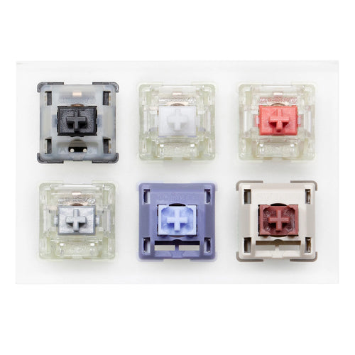 Acrylic Switch Tester Domikey Switch Cherry Switch for Mechanical Keyboard ERGO Black Clear Top Silent Red Silver Astronaut Hush