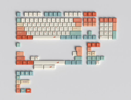 GKs Climate Keycap Dye Subbed Keycap Set Cherry Profile Thick PBT for keyboard poker 87 tkl 104 ansi xd64 bm60 xd68 BM87 BM65