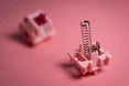 Sarokeys X Geon Strawberry Wine Red Switch V2 Linear switch MX Stem for Gaming Mechanical Keyboard Pre Lubed Long Spring LY Y3