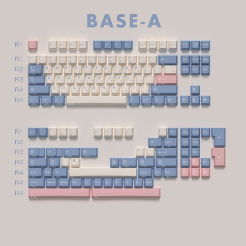 [GBEXTRAS] ZERO-G Studio x Domikey Fantasy Land GIFT V2 ABS Doubleshot tripleshot Cherry Profile Keycaps