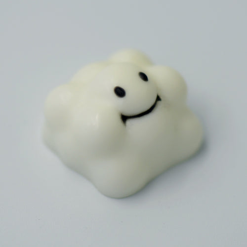 [CLOSED][GB] Novelty Cloudy smile resin hand painted mx keycap artisan