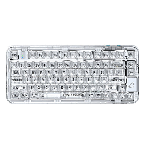 CoolKiller CK75 Polar Bear Wireless Mechanical Keyboard Transparent Ca –  KPrepublic