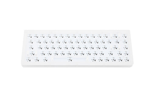 Zeeyoo 65% 68 key Custom Mechanical Keyboard Kit PCB CASE hot swappable switch Socket support lighting effects with Acrylic Case