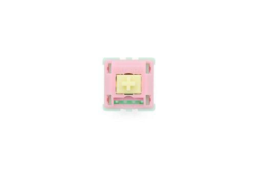 Keyfirst Gateron Cream Switch 5pin RGB linear 62g mx clone switch 50m pink green