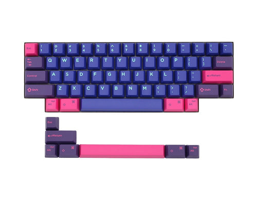 Domikey hhkb abs doubleshot keycap set cyberpunk topre stem mechanical keyboard