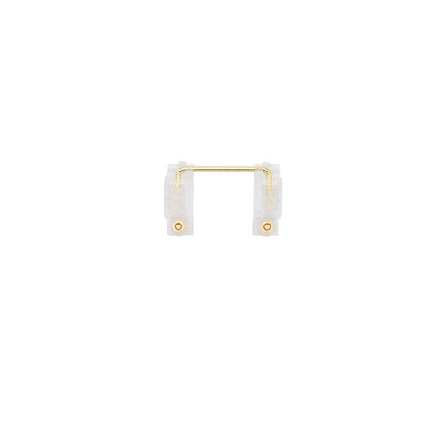 GKs Transparent Gold Plated PCB screw in Stabilizer Custom Mechanical Keyboard