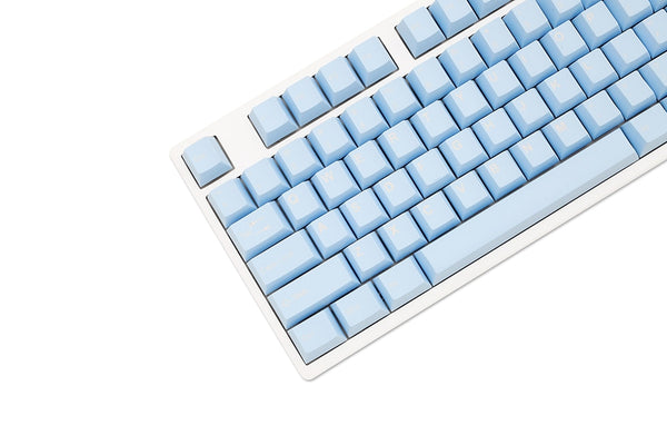 light blue keycaps