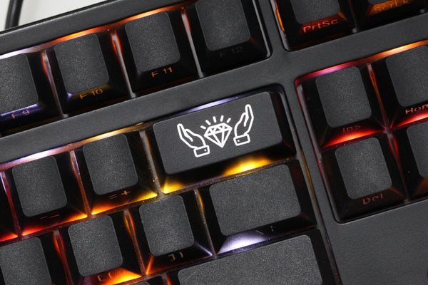 custom shine through keycaps