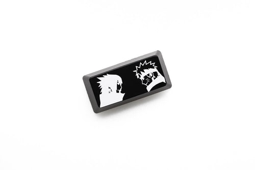 KPrepublic Anime Manga Hokage Novelty Shine Through Keycap ABS Etched black red enter backspace