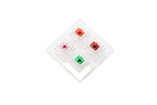 aluminum/Acrylic Switch Tester 2X2 EVERGLIDE SWITCH RGB