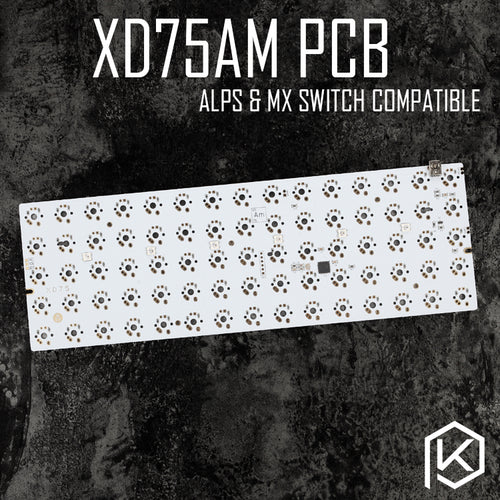 XD75Am xiudi 60% Custom Keyboard pcb