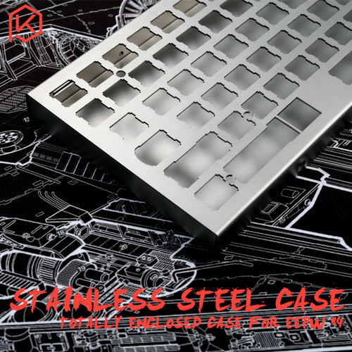 stainless steel enclosed case for xd84 eepw84 75% mechanical keyboard