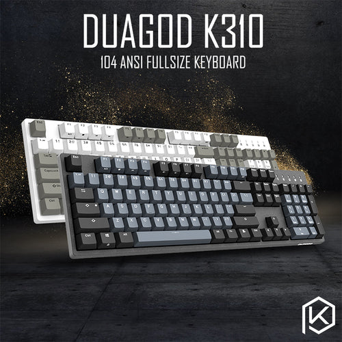 durgod 104 taurus k310 mechanical keyboard using cherry mx switches pbt doubleshot keycaps brown blue black red silver switch