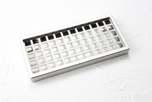 Anodized Aluminium Case For JJ50 50% Custom Keyboard the tempered glass Diffuser Rotary Brace Similar With Preonic