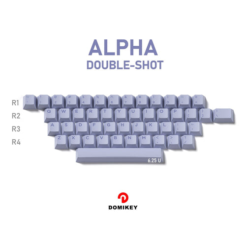 [Wholesale]Domikey Hush Deep Sea Cherry Profile abs doubleshot keycap for mx keyboard poker 87 104 xd64 xd68 xd84 BM60 BM65 BM68 BM80