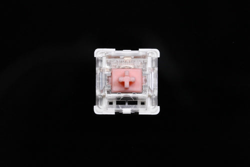 Huano Pink Switch RGB SMD Linear 60g Switches For Mechanical keyboard mx stem 3pin Pink clear