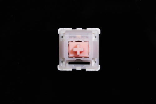 LCET Pink Sweet Heart Switch RGB Tactile 58g Switches For Mechanical keyboard mx stem 5pin pink wihte similar to holy panda