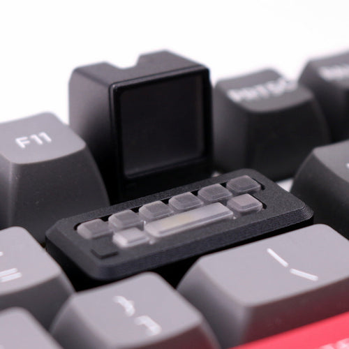 [GBEXTRAS]  Cary X F0T1 Novelty VE+C11 Keycap aluminium white black backlit