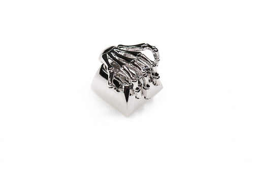 Metal Keycap Skeleton Hand Novelty