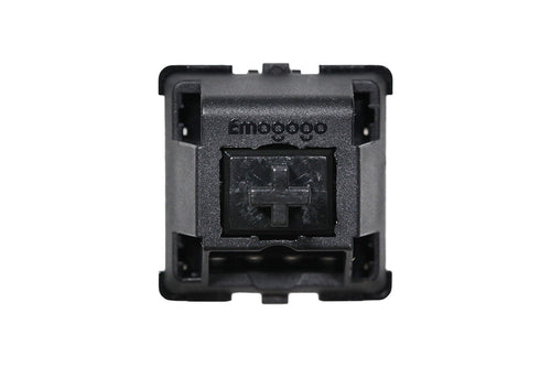 Emogogo Hybrid Black Linear Switch 5pin RGB SMD 60g mx switch for mechanical keyboard 60m POM Nylon H1 16mm Spring Black