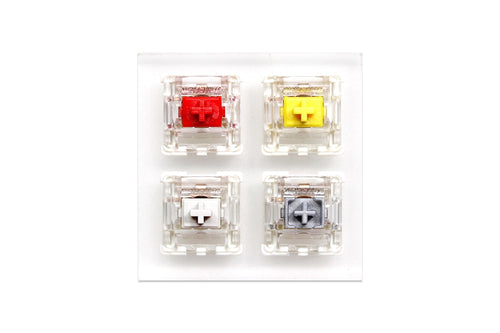 Acrylic Switch Tester or CNC Tester Gateron Switch for Mechanical Keyboard Pro Yellow Pro Red Pro Silver White Linear Tactile