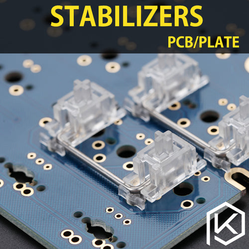 Transparent/Black PCB/Plate Stabilizers for Custom Mechanical Keyboard gh60 xd64 xd60 xd84 eepw84 tada68 zz96 6.25x 2x 7x
