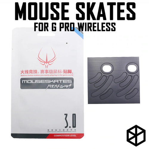 Hotline games 2 sets/pack competition level mouse feet skates gildes for logitech g pro wireless 0.6mm thickness Teflon