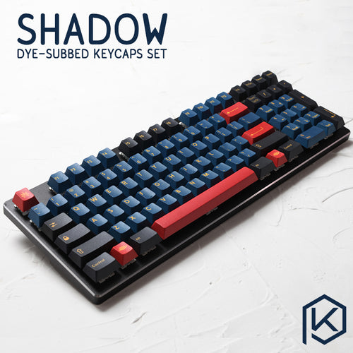 [CLOSED] ][GB] Shadow dye subbed thick PBT keycaps set 60 75 80 96 minila XD mechanical keyboards Free shipping