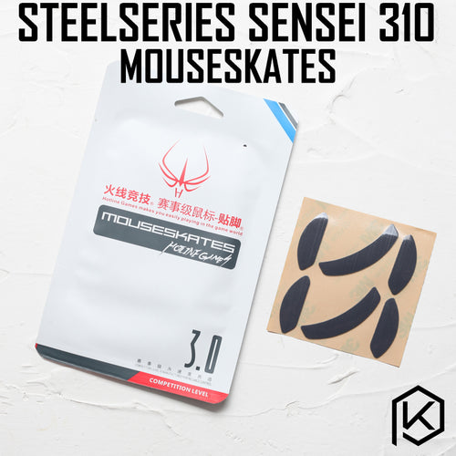 Hotline games 2 sets/pack competition level mouse feet skates gildes for steelseries sensei 310 0.6mm thickness Teflon