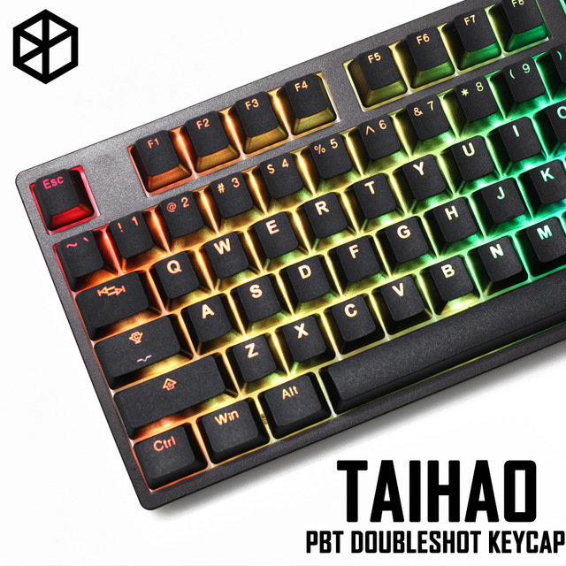 Taihao Pbt Double Shot Keycaps For Diy Gaming Mechanical Keyboard Back Kprepublic