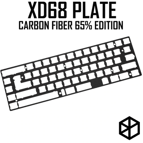 carbon fiber plate for xiudi xd68 65% custom keyboard Mechanical Keyboard Plate support xd68