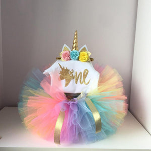 unicorn tutu birthday outfit